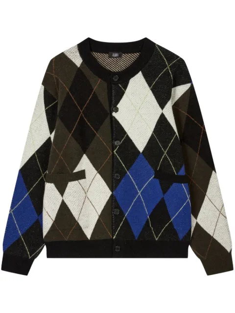 STUDIO TOMBOY argyle-pattern cardigan 