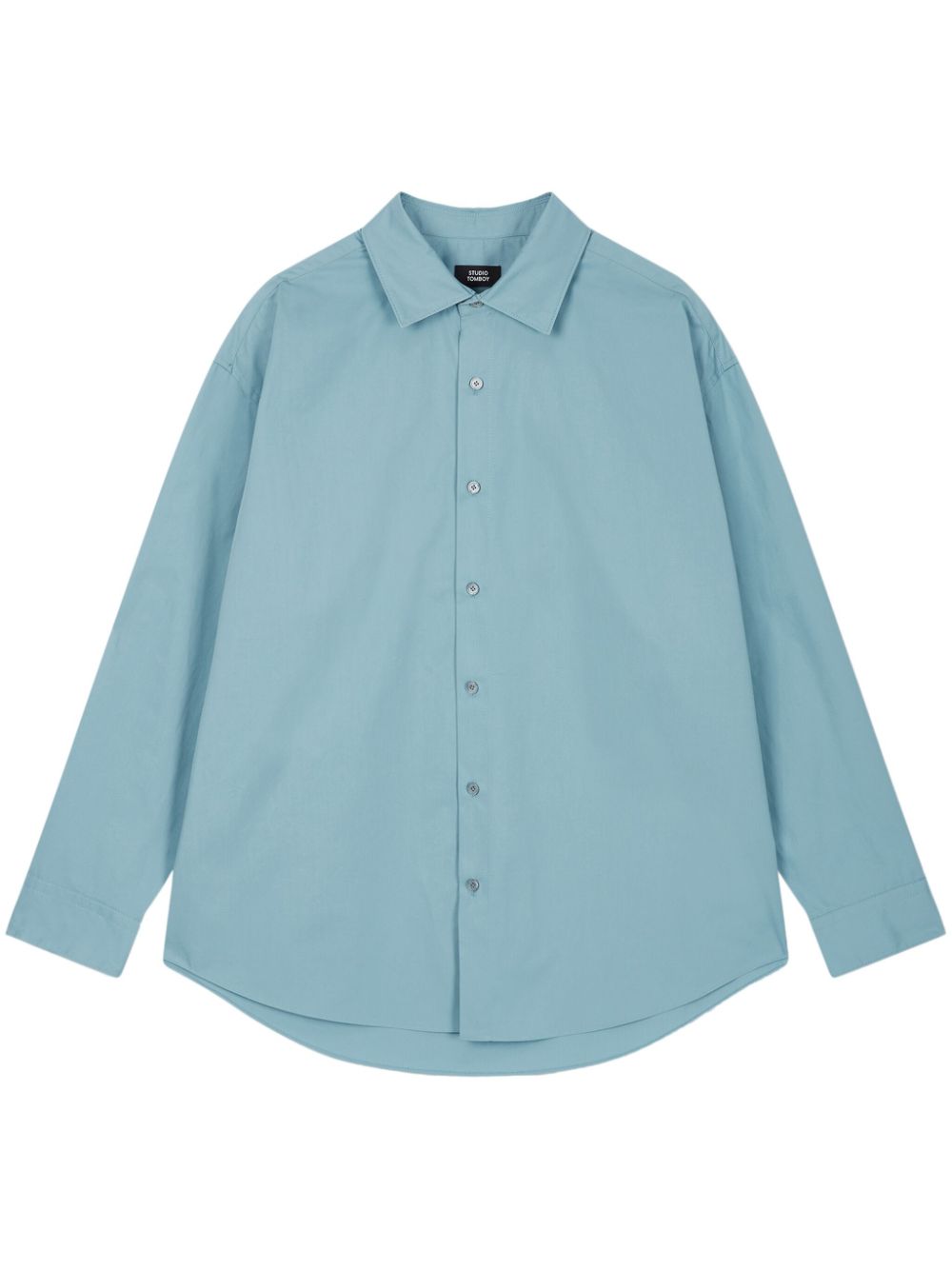 Shop Studio Tomboy Long-sleeved Shirt In Blue