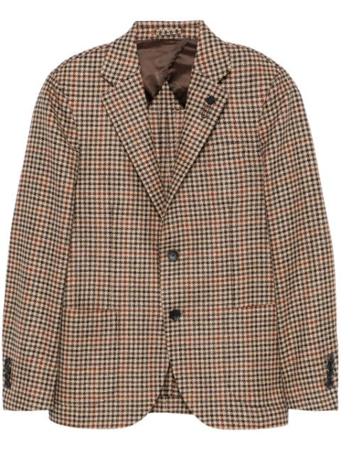 Lardini houndstooth-pattern blazer