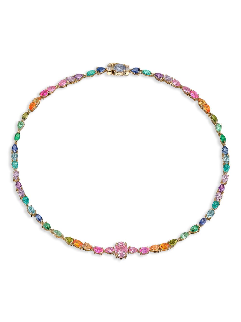 18kt gold Rainbow Spectra necklace