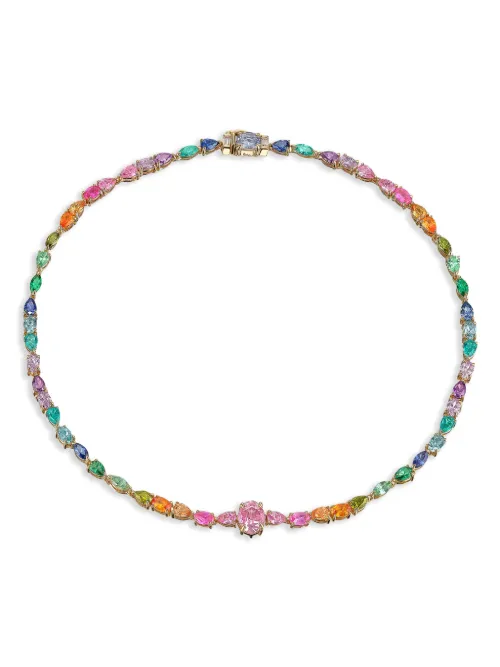 Collier Rainbow Spectra en vermeil 18ct - Anabela Chan - Modalova