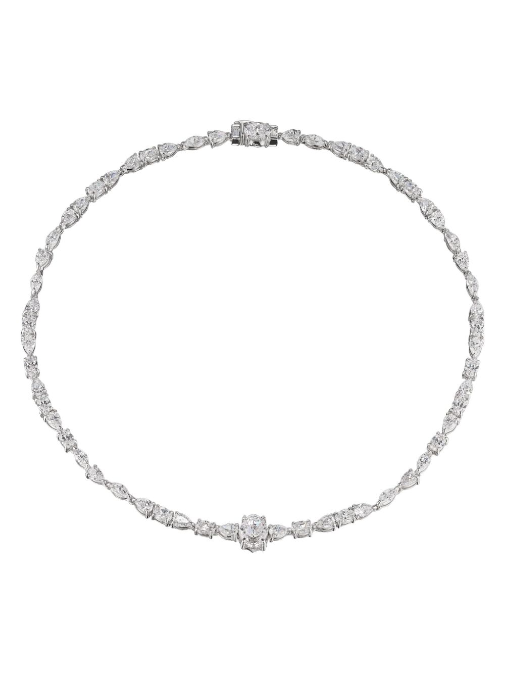 18kt white gold Spectra diamond necklace