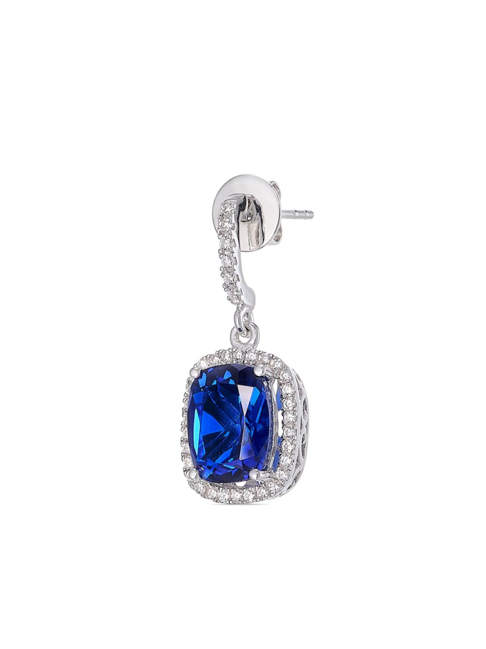 Anabela Chan 18kt white gold Comet sapphire earrings - Silver