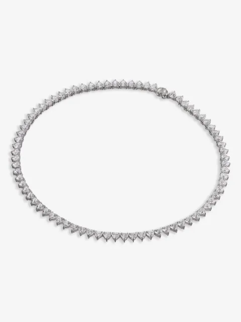 Anabela Chan 18kt white gold Eternity Heart diamond necklace