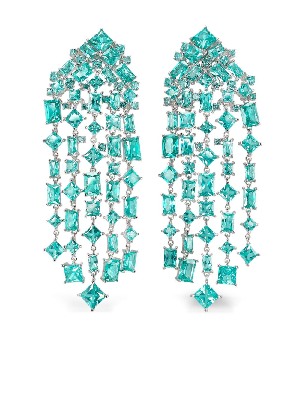 18kt gold Paraiba Cascade earrings