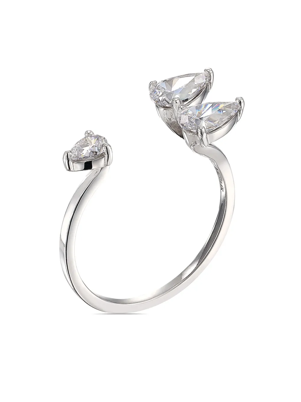 Image 2 of Anabela Chan 14kt white gold Orion floating-diamond ring