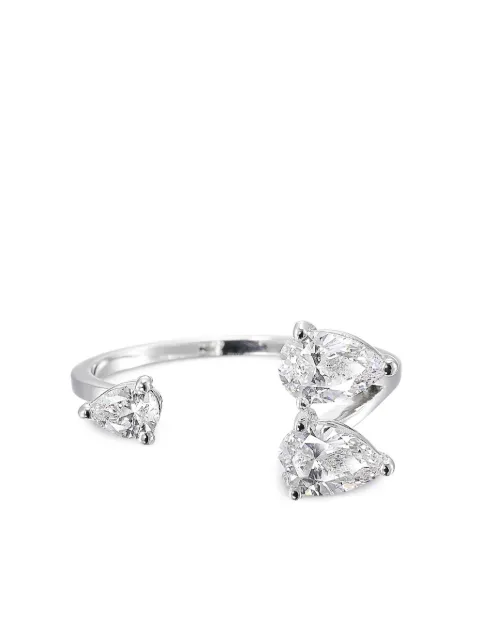 Anabela Chan 14kt white gold Orion floating-diamond ring