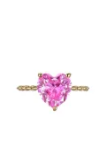 Anabela Chan 9kt gold mini Heart sapphire ring