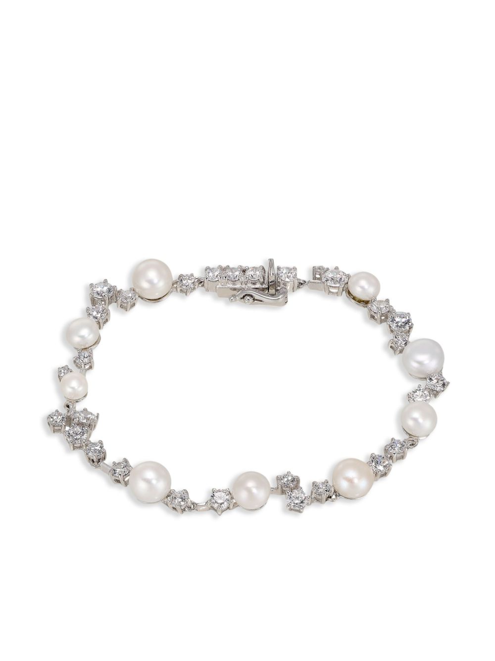 18kt white gold Petite Constellation pearl bracelet