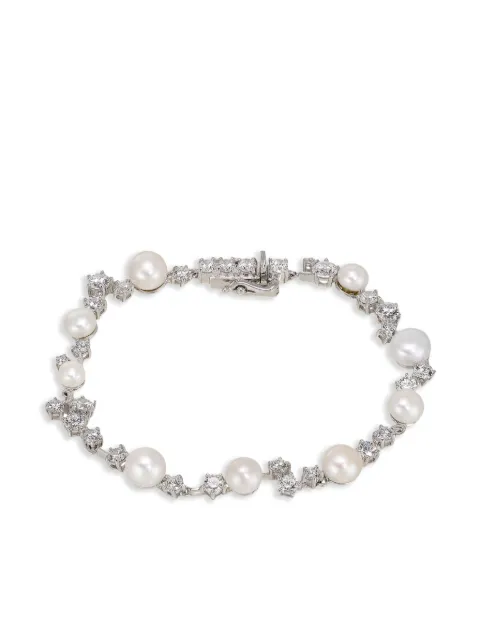 Anabela Chan 18kt white gold Petite Constellation pearl bracelet