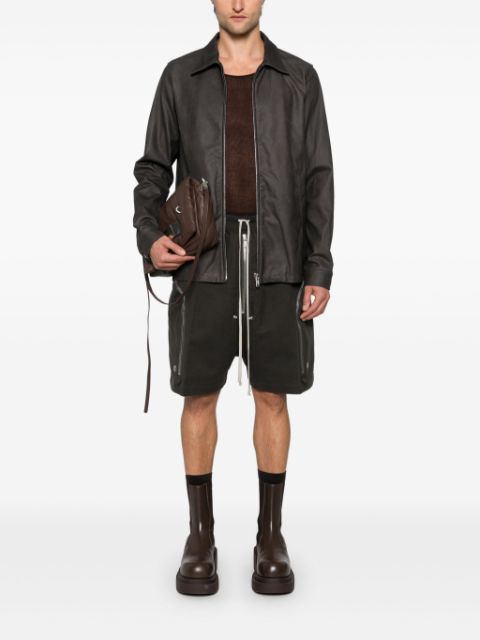 Rick Owens（リックオウエンス） レザージャケット - FARFETCH