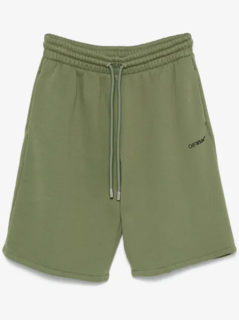 Off-White شورت بنقش أسهم