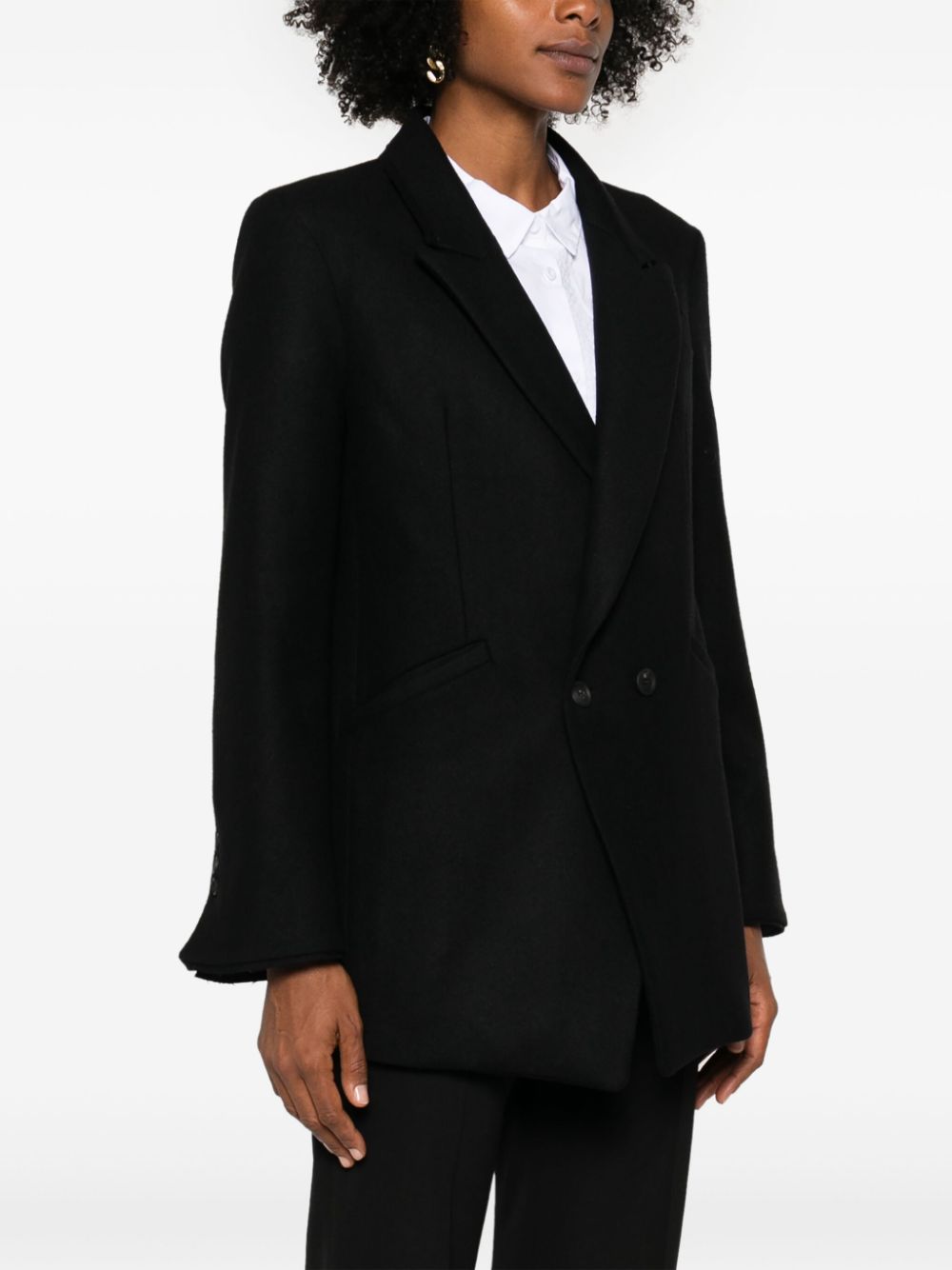 KRISTENSEN DU NORD PEAK-LAPELS BLAZER 