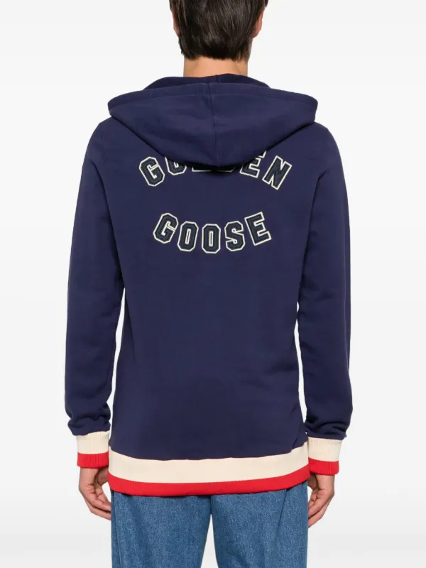 Golden Goose Journey M's Hoodie | Blue | FARFETCH LB