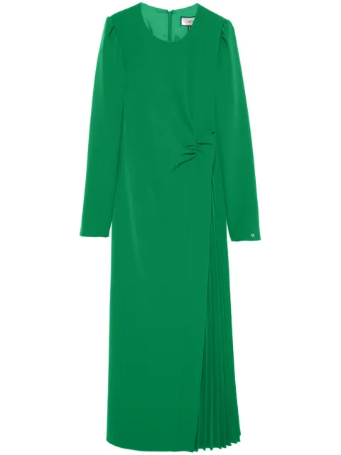 NISSA pleated midi dress