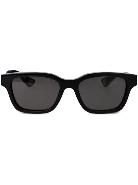 Gucci Eyewear lentes de sol con armazón cuadrada estampada