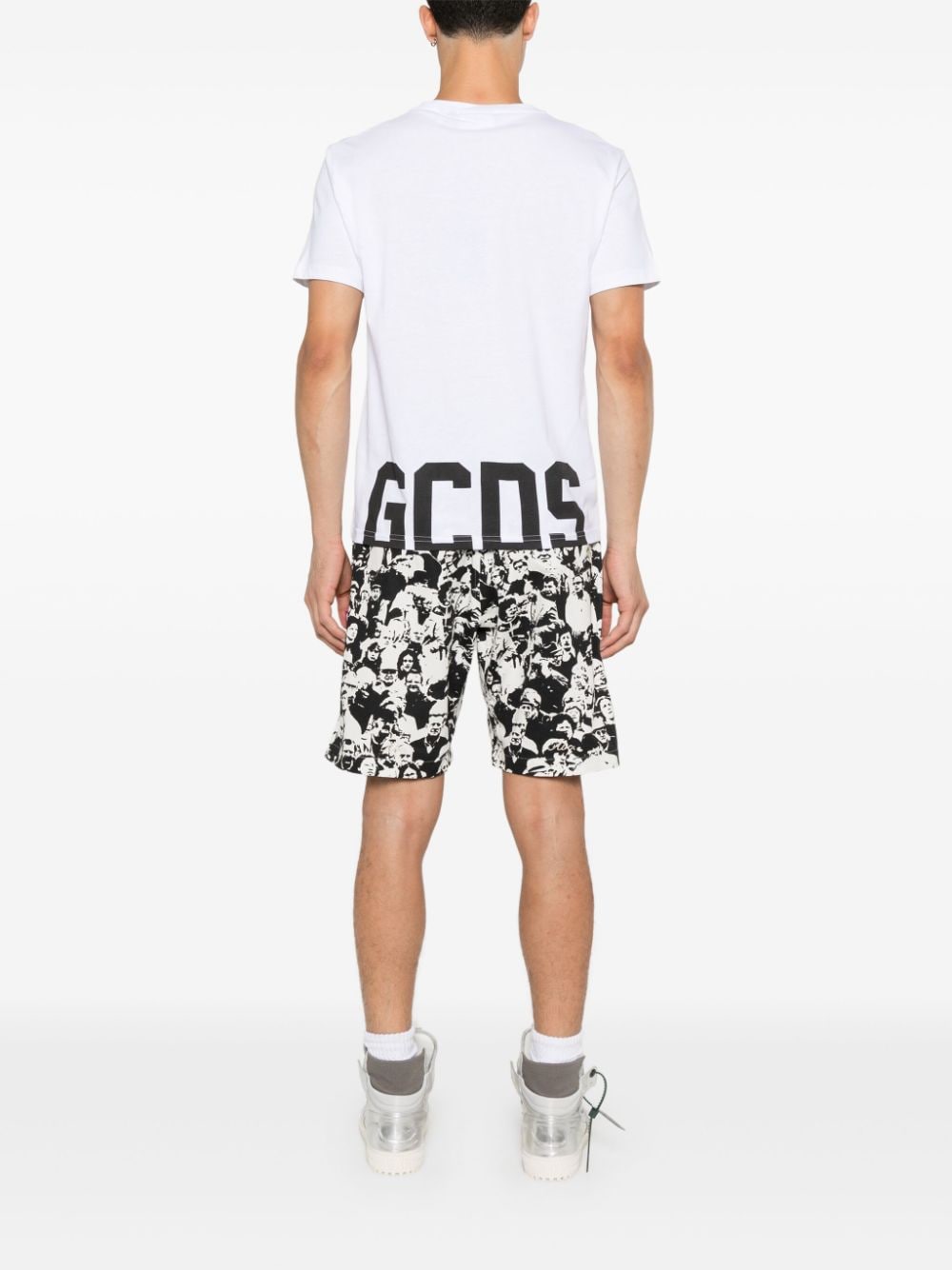 GCDS Low Band Logo T-shirt - Wit