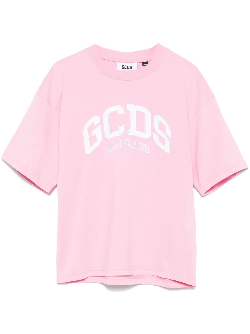 Gcds Lounge-logo T-shirt In Pink