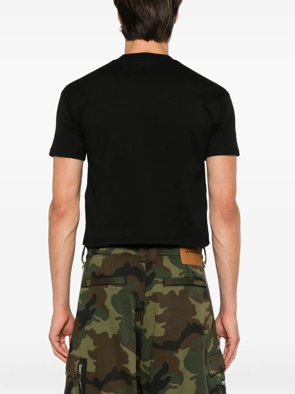 GCDS Lounge T-shirt met logo Zwart