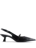 Notabene 50mm Elina slingback pumps - Black