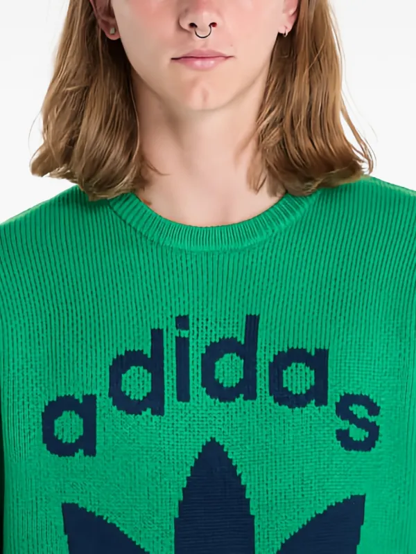 Adidas Originals 70's Sweater | Green | FARFETCH