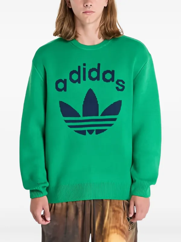 Adidas Originals 70's Sweater | Green | FARFETCH