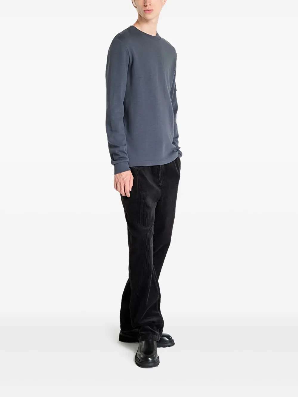 Calvin Klein logo-patch sweatshirt | Grey | Image 1