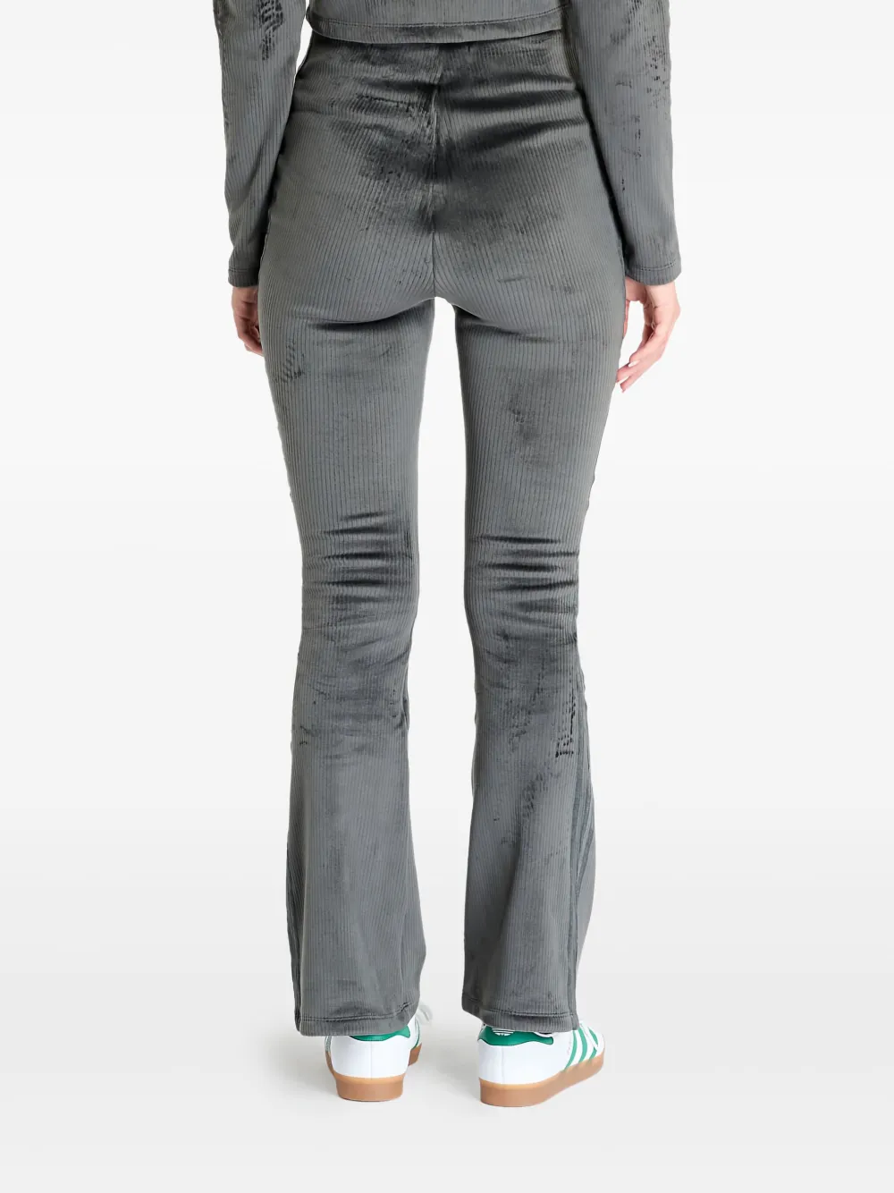 adidas Geribbelde legging Grijs