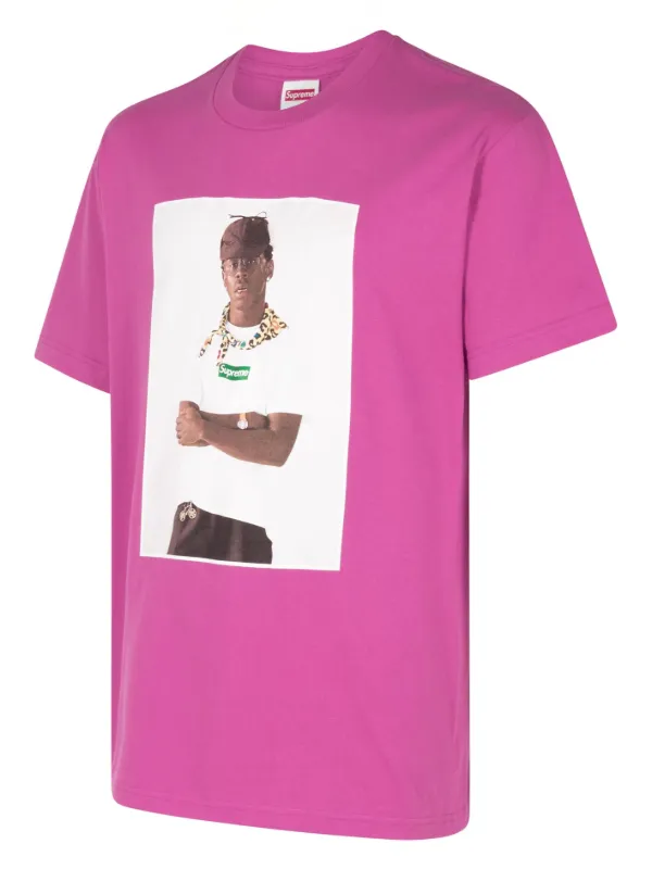 Supreme x Tyler The Creator photograph-print T-shirt | Pink