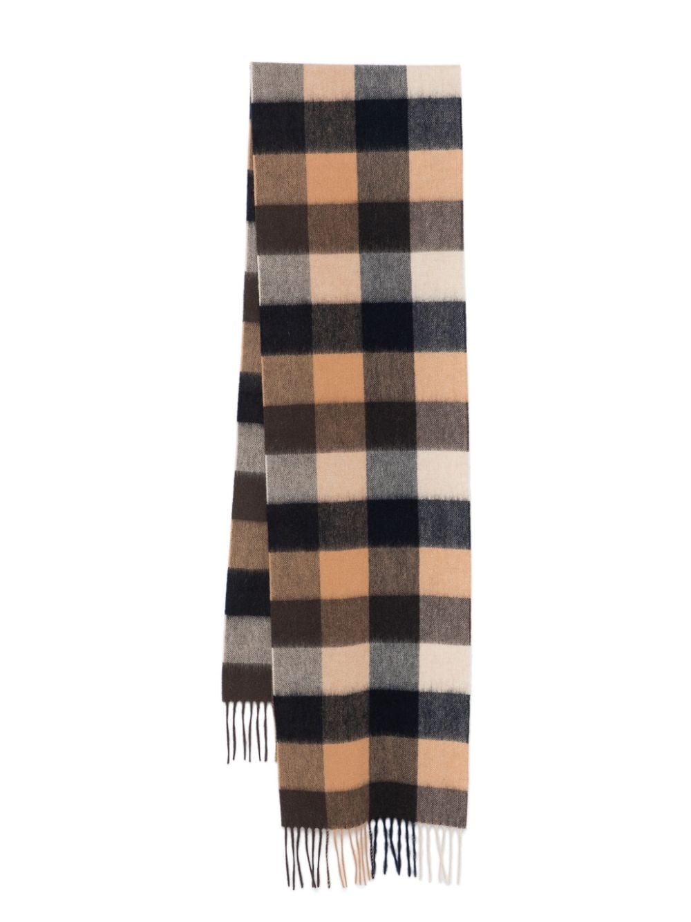 Barbour checked scarf - Marrone