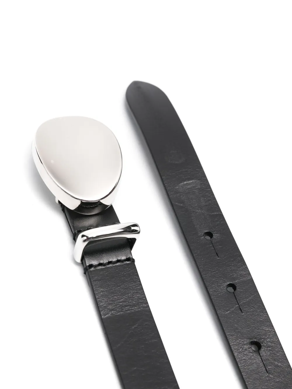 isabelmarant ISABEL MARANT Silvana leren riem - Zwart