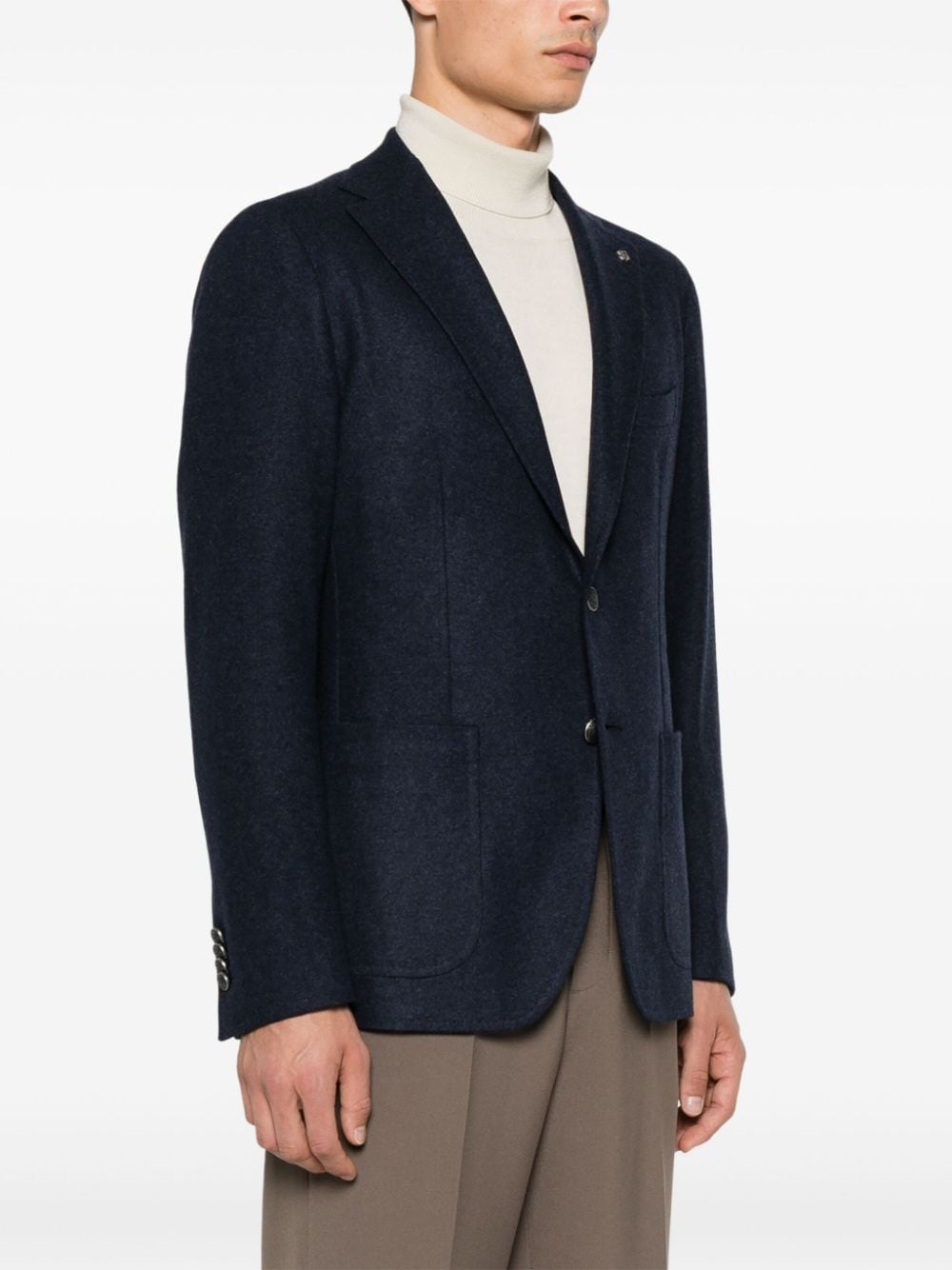 Shop Tagliatore Montecarlo Blazer In Blue