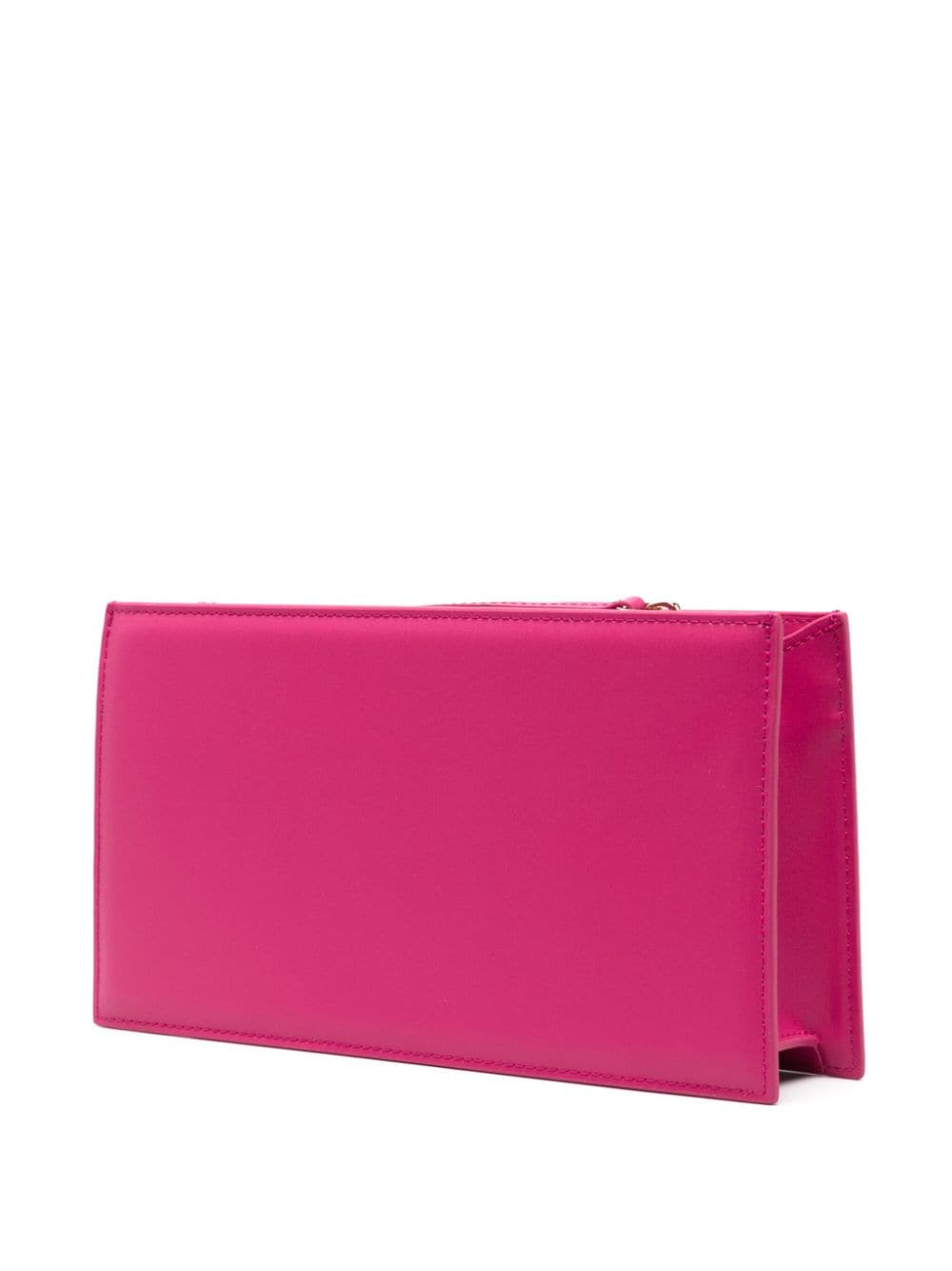 Shop Patrizia Pepe Leather Shoulder Bag In Pink