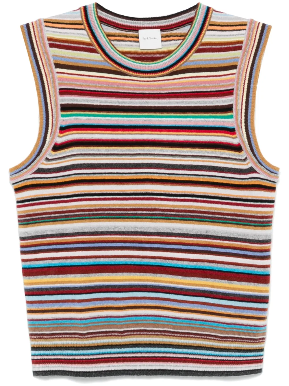 Paul Smith Signature Stripe vest | Red | Image 1