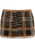 REMAIN shearling mini skirt - Brown