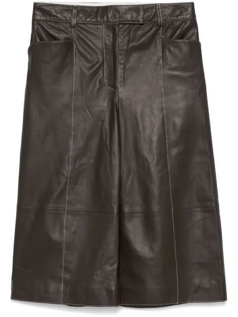 REMAIN short leather trousers