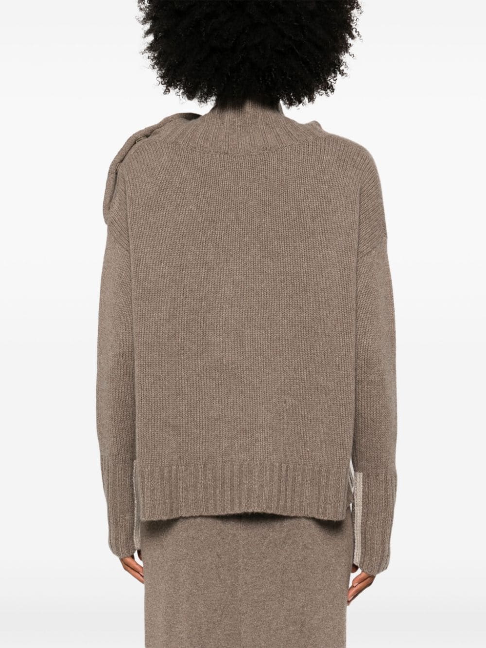 Shop Kristensen Du Nord Cashmere Sweater In Brown