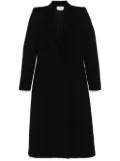 Alexander McQueen stacked shoulder tailored coat - Black