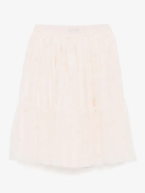 Stella McCartney Kids Tule com bordado de coração