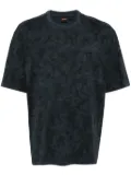 BOSS tie-dye effect t-shirt - Blue