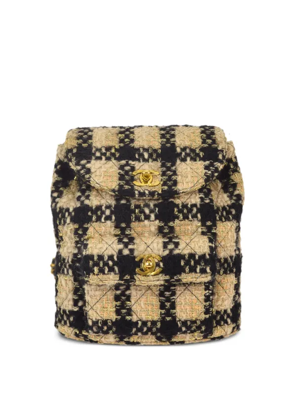 Chanel Pre-owned 1992 Large Duma Backpack in Neutrals
