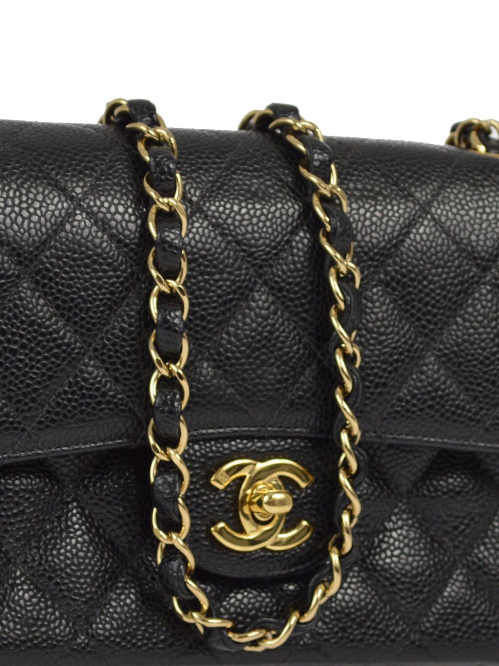 Affordable HOT SALE CHANEL 2002 small Double Flap shoulder bag Women