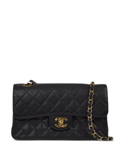 HOT SALE CHANEL 2002 small Double Flap shoulder bag Women