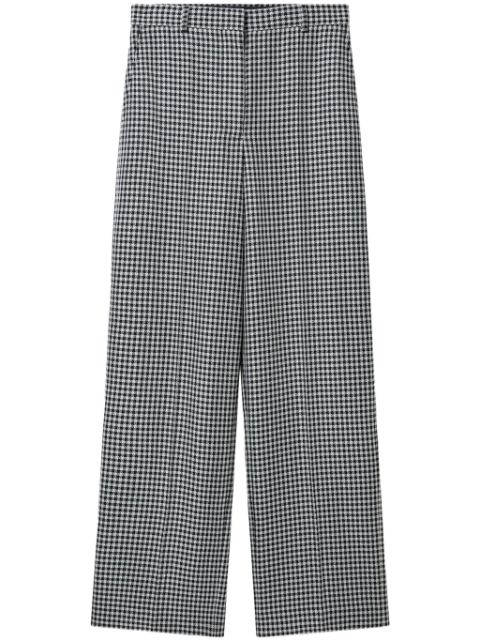 Stella McCartney checked straight-leg trousers Women