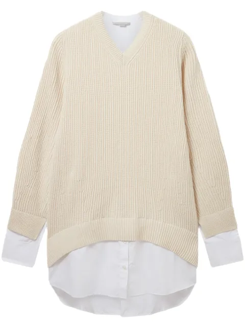 Stella McCartney layered cashmere jumper