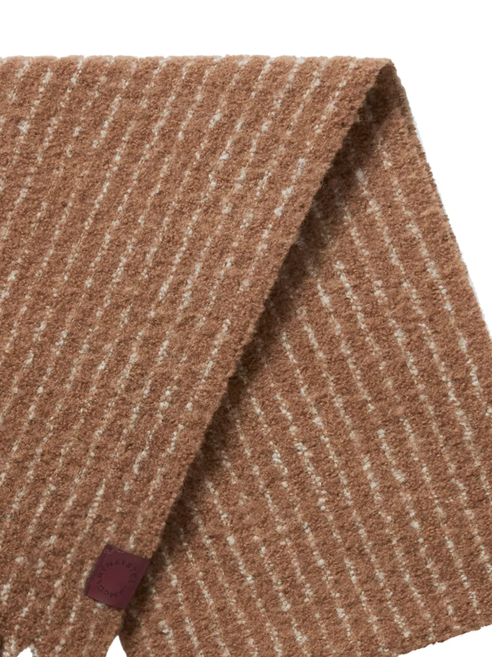 Stella McCartney Gestreepte sjaal Bruin