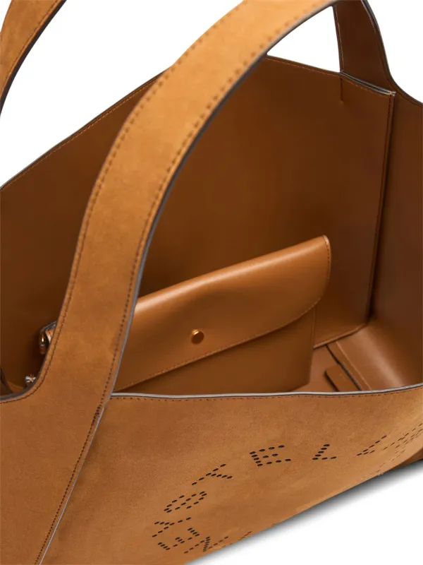 Stella McCartney The Logo Tote Bag | Brown | FARFETCH