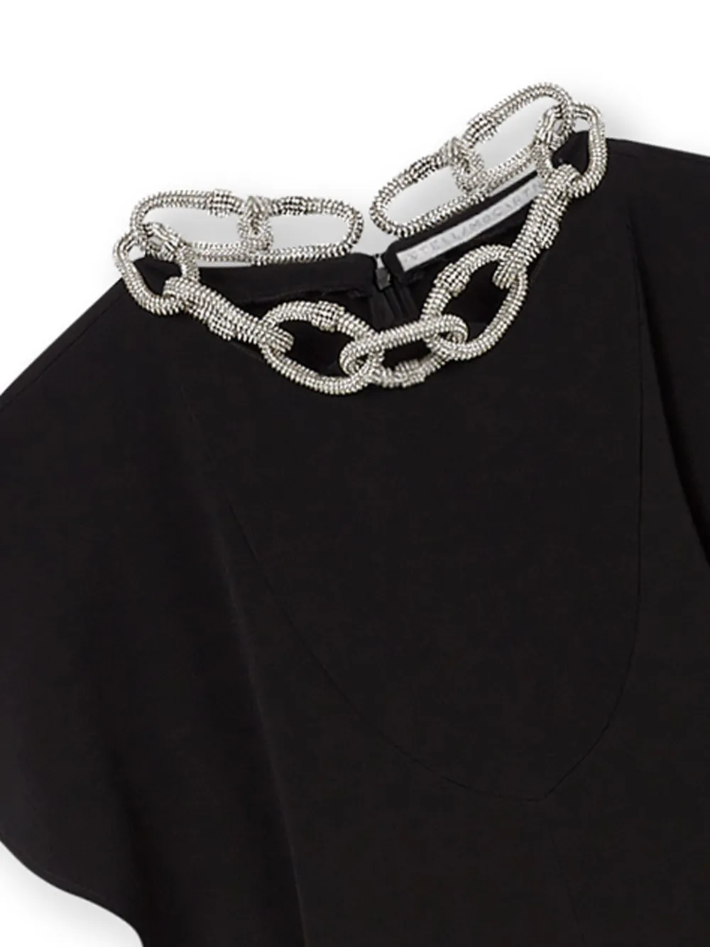 Stella McCartney Jeans verfraaid met ketting - Zwart