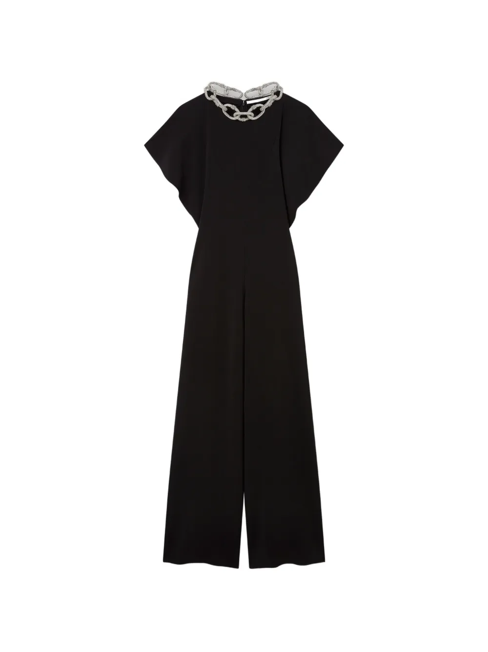 Stella McCartney chain-embellished jumpsuit - Black
