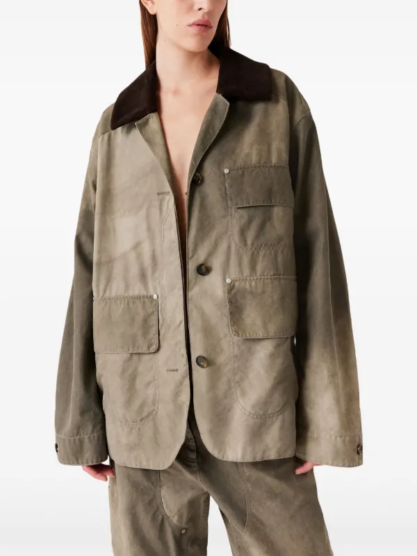 【関税&送料込】Stella Mccartney Workwear Jacket Stella McCartney Workwear Harrington Jacket | Brown